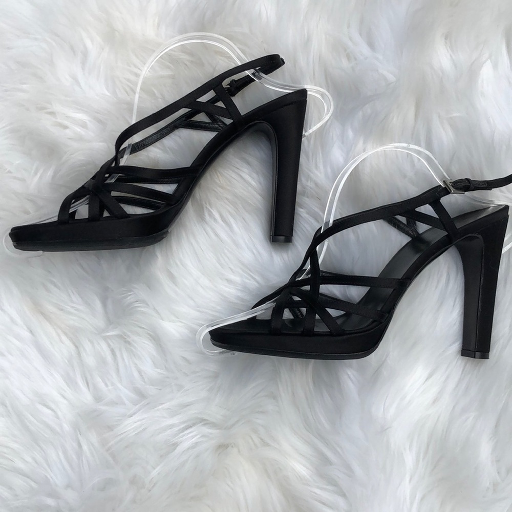 Prada Open Toe Strappy Heels SZ 38
